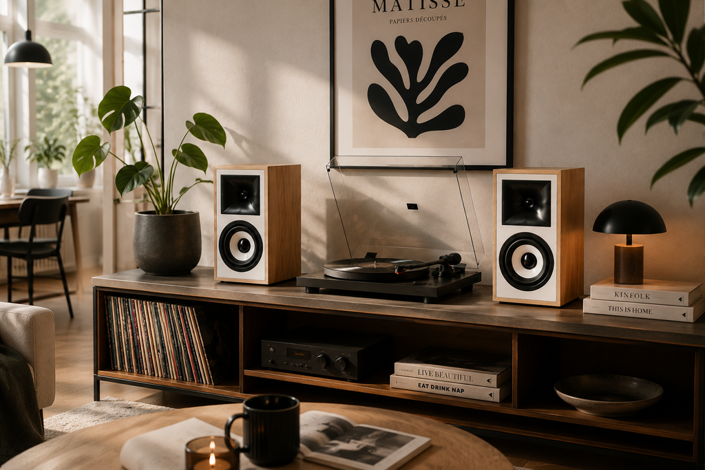 Enceintes Bluetooth pour platine vinyle LYRA