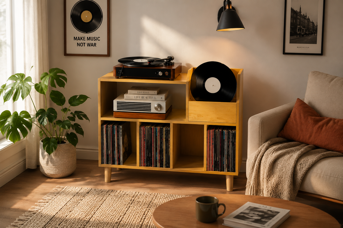 Meuble pour tourne-disque LUMI