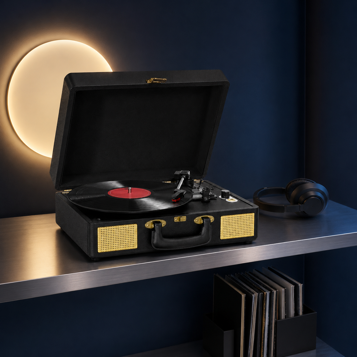 Tourne-disque valise rétro JAZZ