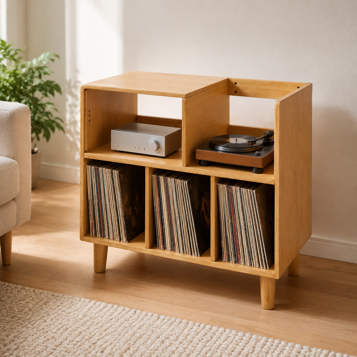 Meuble pour tourne-disque LUMI