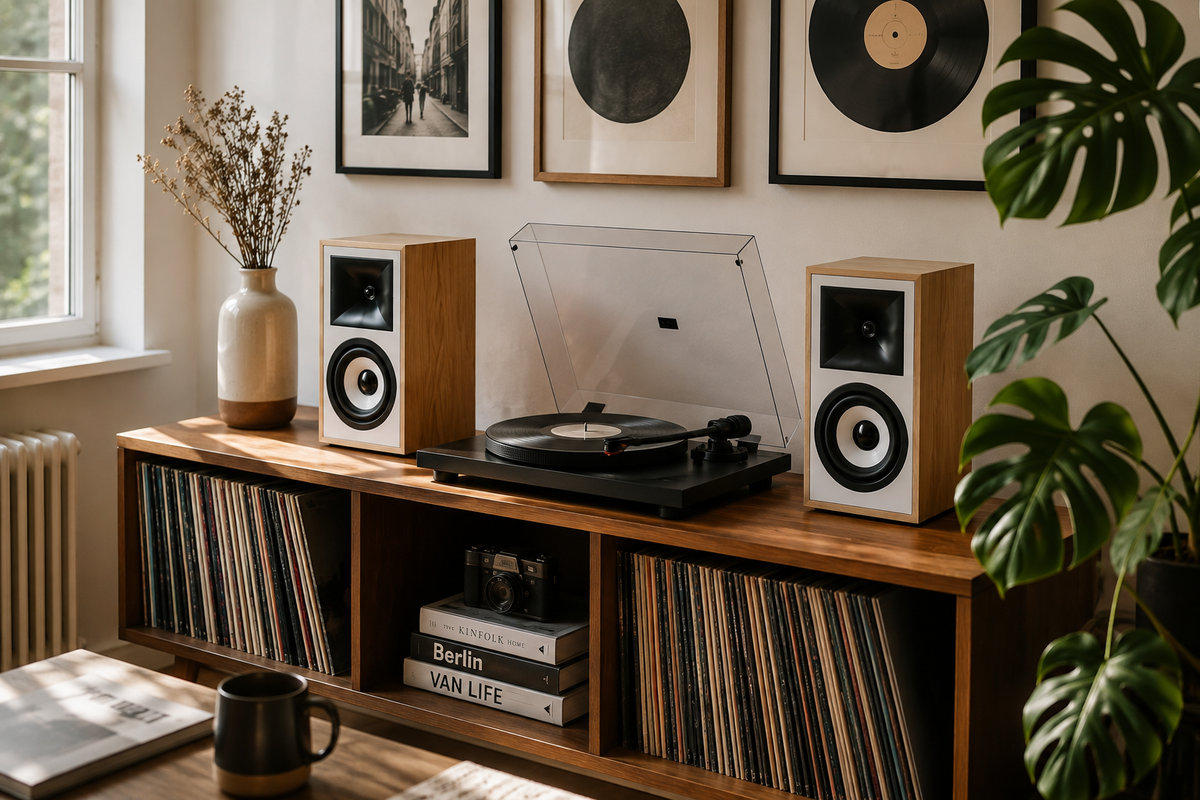 Enceintes Bluetooth pour platine vinyle LYRA