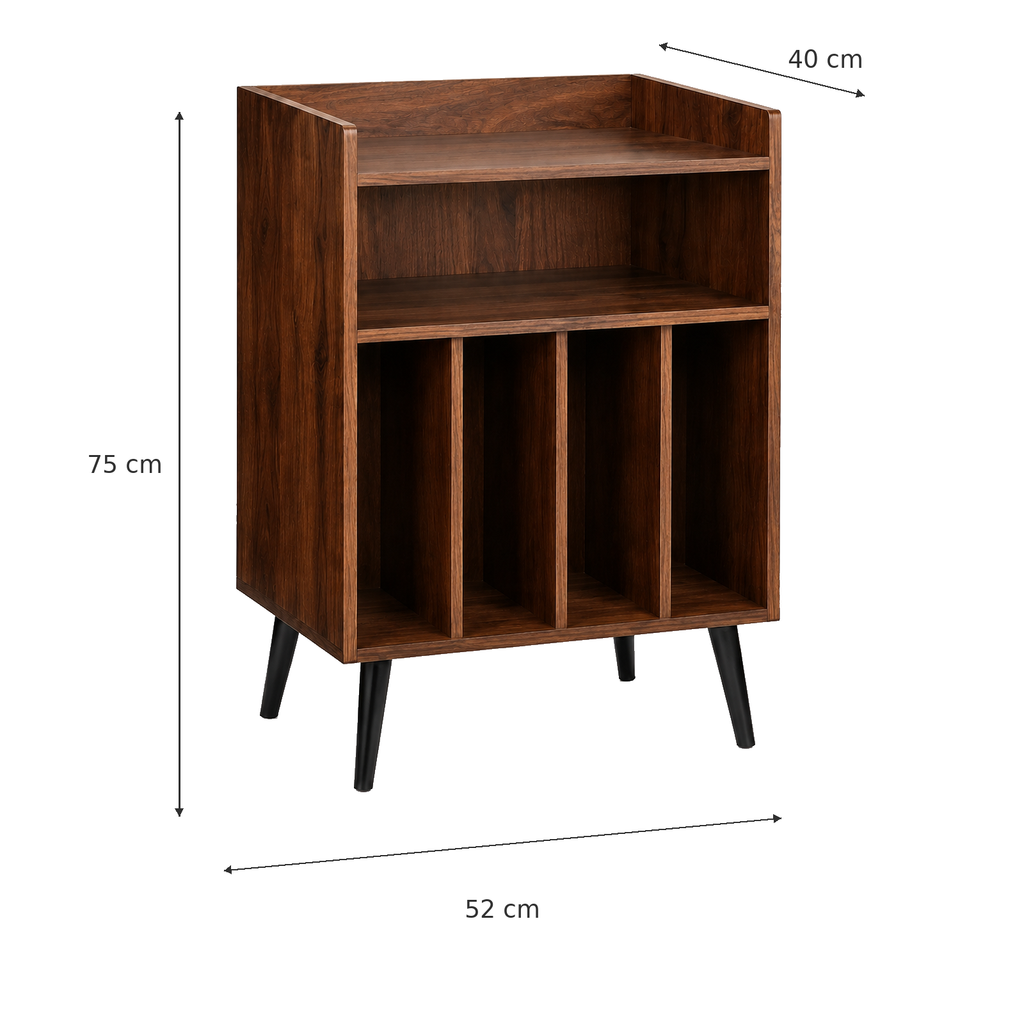 Meuble vinyle avec rangements OSLO