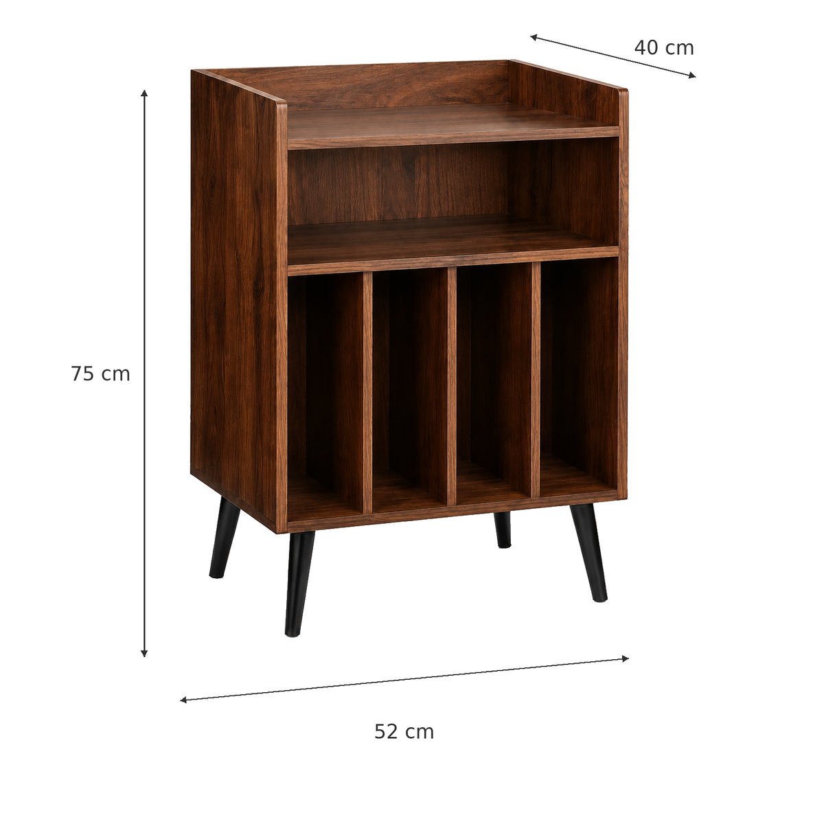 Meuble vinyle avec rangements OSLO